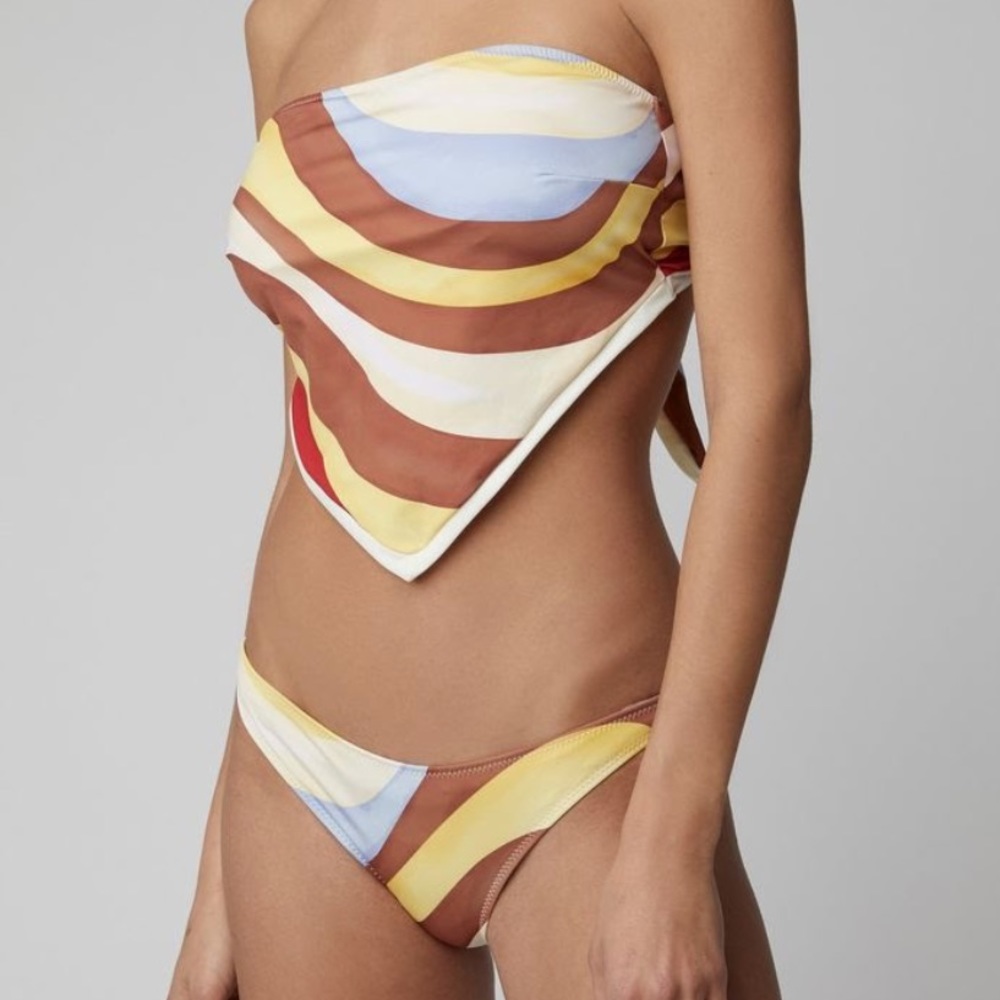Solid & Striped Bikini Bottoms